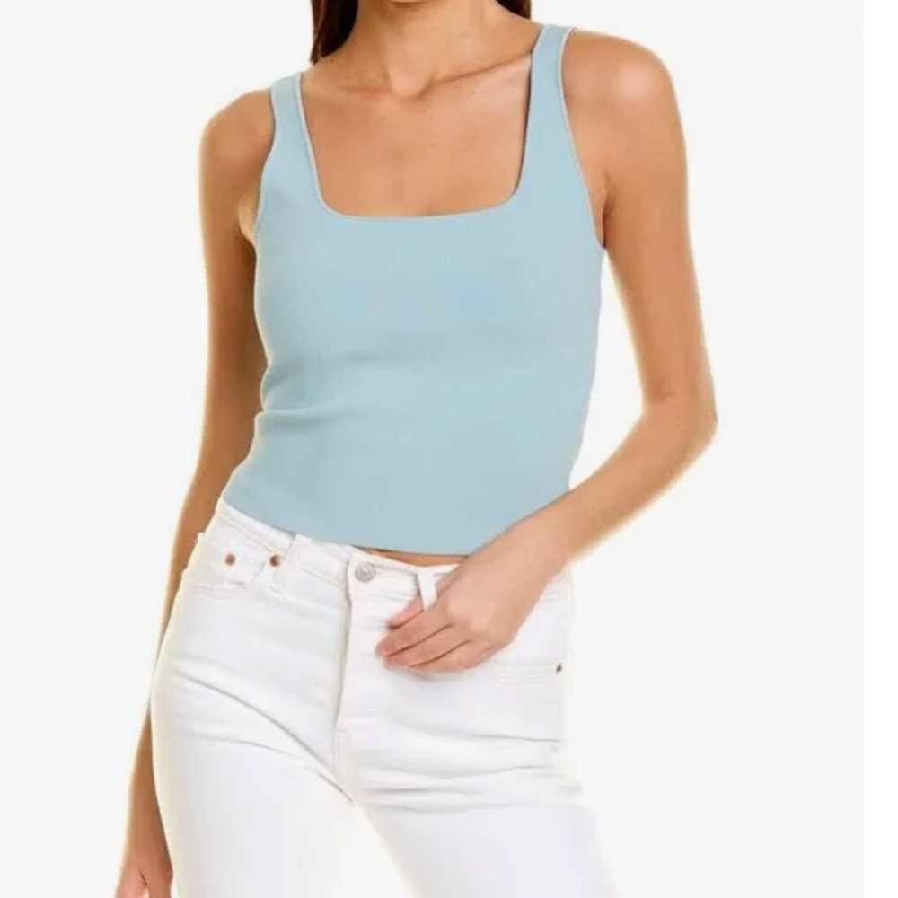 Vince Square Neck Cropped Cami